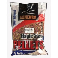Пеллетс MINENKO Magic/special carp Fruit mix 5мм 1кг