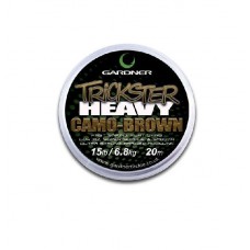 Поводочный материал Gardner trickster heavy camo brown 20м 15lb