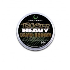 Поводочный материал Gardner trickster heavy camo brown 20м 25lb