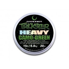 Поводочный материал Gardner trickster heavy camo green 20м 15lb