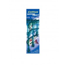 Поводок Cottus 25-15см 1/72шт белый оснащенный