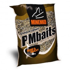 Прикормка MINENKO PMbaits big pack ready to use crushed hemp& wheat natural