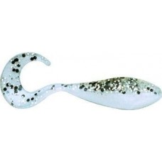 Приманка Bass Assasin Curly Shads твистер 2" Salf&Peper Silver Pl 10шт
