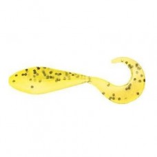 Приманка Bass Assasin твистер 4-Curly shad chartreuse pepper 1/10