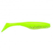Приманка Bass Assasin виброхвост 4-Sea shad limetreuse glow уп 10шт