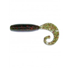 Приманка Reins твистер Fat G tail grub 4" 025 watermelon red