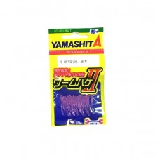 Приманка Yamashita Shirasu worm II 28мм №6 P 15шт