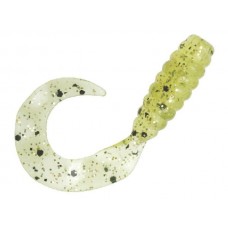 Приманка Zman твистер Grubz 2.5" chartreuse sparkle 10шт