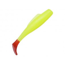 Приманка Zman виброхвост Minnowz 3" chartreuse red tail 8шт/6шт