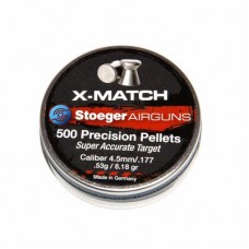 Пульки Stoeger X-Match flat 4,5мм 500 шт