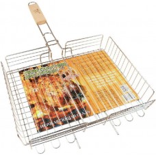 Решетка гриль Метиз для курицы большая нерж 370*315