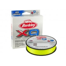 Шнур Berkley X9 flame green 150м 0,12мм