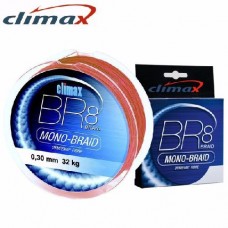 Шнур Climax BR8 Mono braid 135м 0,50мм 56,0кг красный