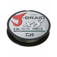 Шнур Daiwa J-Braid X8 0,24мм 150м dark green