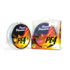 Шнур Power Phantom PE4 110м 0.4 0.1мм 5.4кг multicolor
