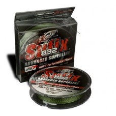 Шнур Sufix Braid lo vis green 832 135м 0,28мм