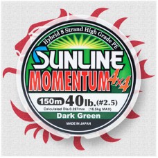 Шнур Sunline мomentum 4x4 HG D.G 150м 2,0 30lbs