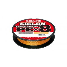 Шнур Sunline Siglon PEх8 orange 150м 0,5 8lb