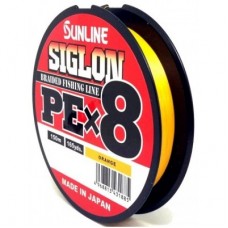 Шнур Sunline Siglon PEх8 orange 150м 0,8 12lb