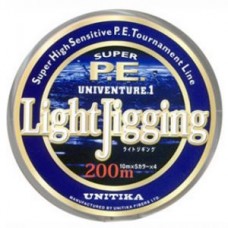 Шнур Unitika Univenture light jigging PE 200м 0,15 мм 5кг