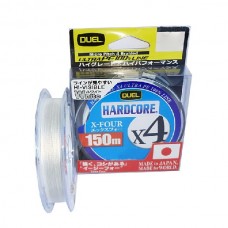 Шнур Yo-Zuri PE Hardcore X4 Duel 0.6/0.132мм 5.4кг 150м white
