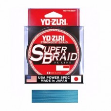 Шнур Yo-Zuri PE Superbraid Blue 300yds 30lbs 0,28мм