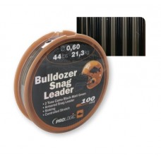 Шоклидер Prologic Bulldozer snag leader 100м 24lbs 11,0кг 0,40мм сamo