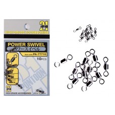 Вертлюг Pontoon21 Power swivel силовой черный №5 уп 10шт