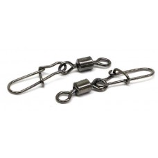 Вертлюг с застежкой Hitfish Econom series rolling swivel nicesnap 30кг уп.4шт
