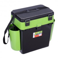 Ящик зимний Helios Fish box 19л зеленый
